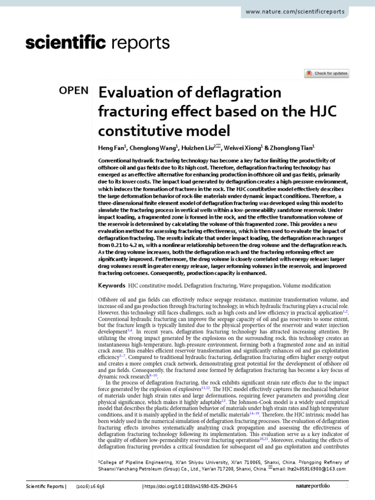 2026-HJC-Evaluation of Deflagration Fracturing Effect Based On The HJC ...
