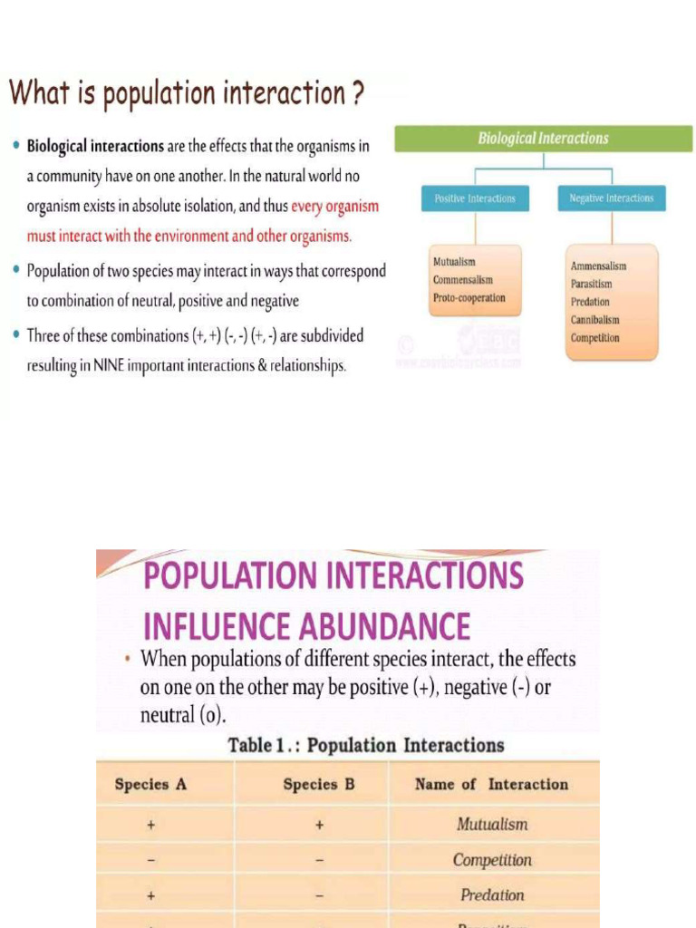 UNIT 3 Interactions | PDF