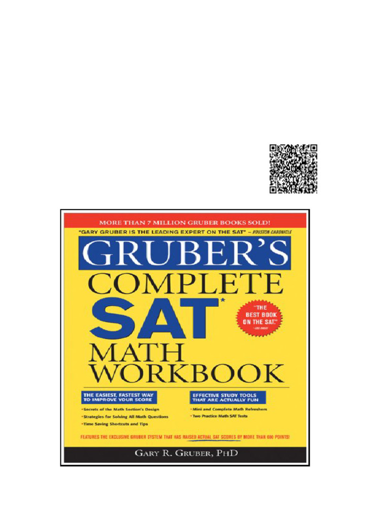 Gruber s Complete SAT Math Workbook Gary Gruber | PDF | Project ...