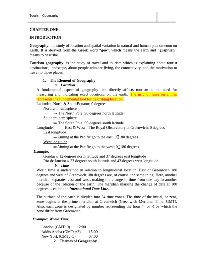 40 Spring Tourism Geography | PDF | Micronesia | Atmosphere Of Earth