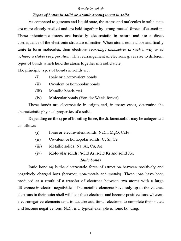 Lec 12 Bond | PDF