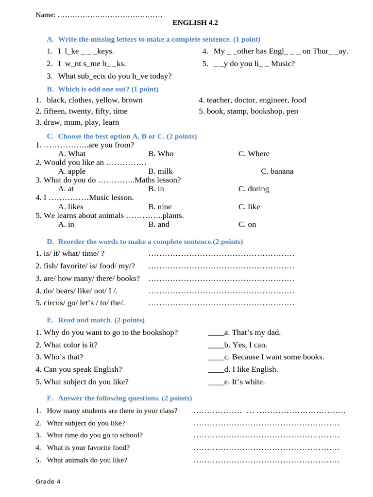 English 2 | PDF