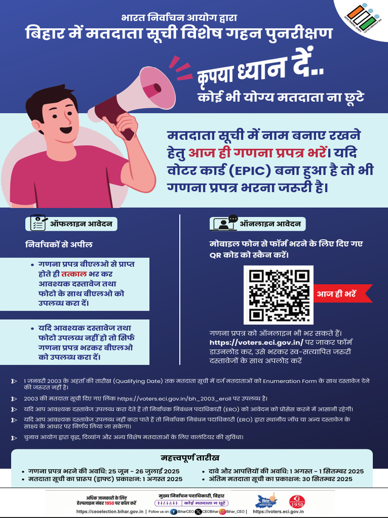 New Final 0507 New Design New Bihar Election Commission | PDF