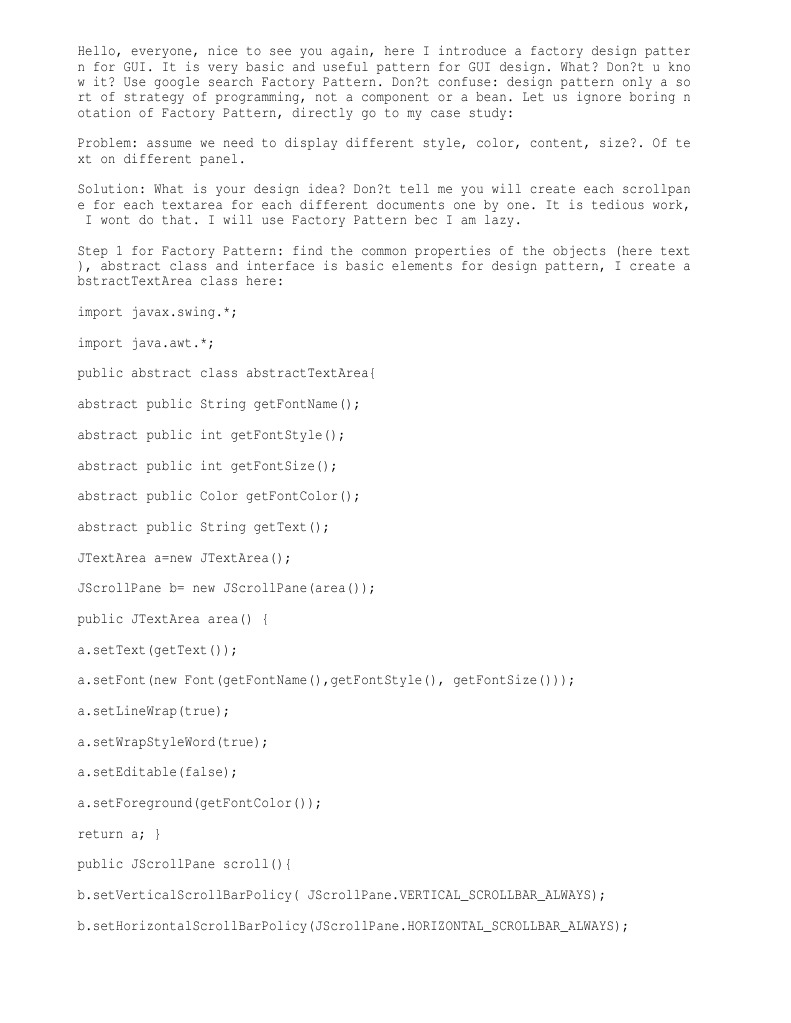 Tutorial Factory Pattern (GUI Design) | PDF | Inheritance (Object ...