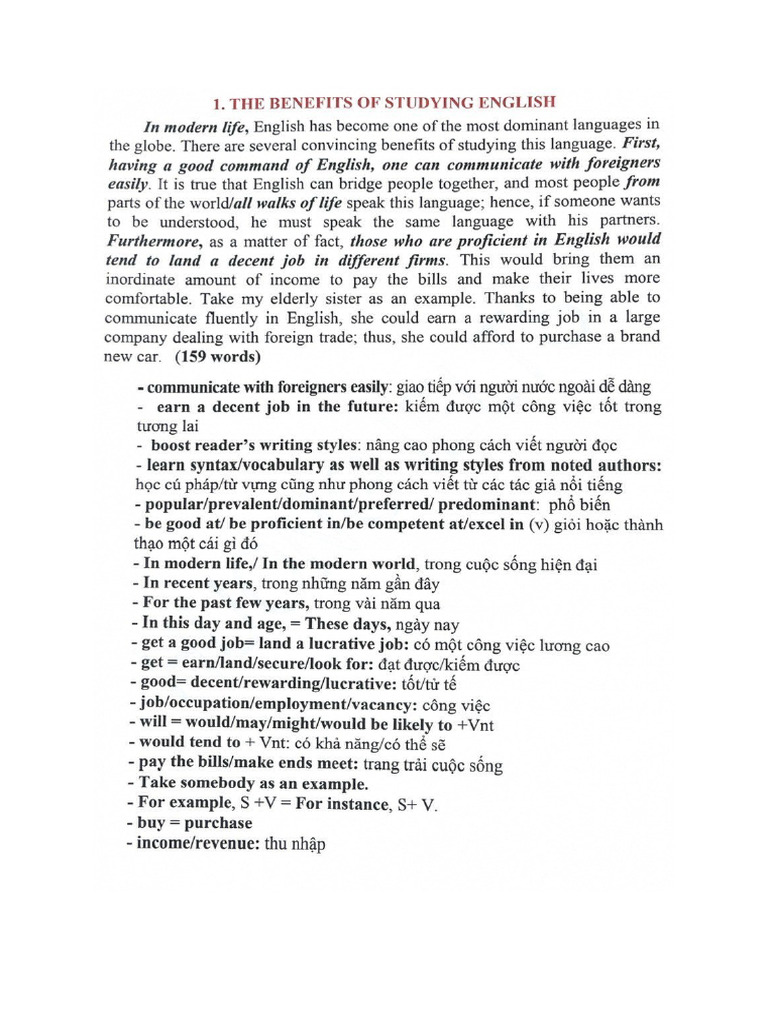 Writing Paragraphs 2 | PDF