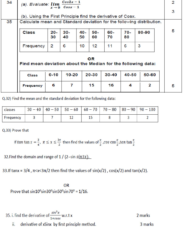 5 Mark Questions | PDF