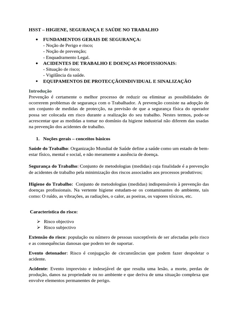 Material Básico de HSST | PDF