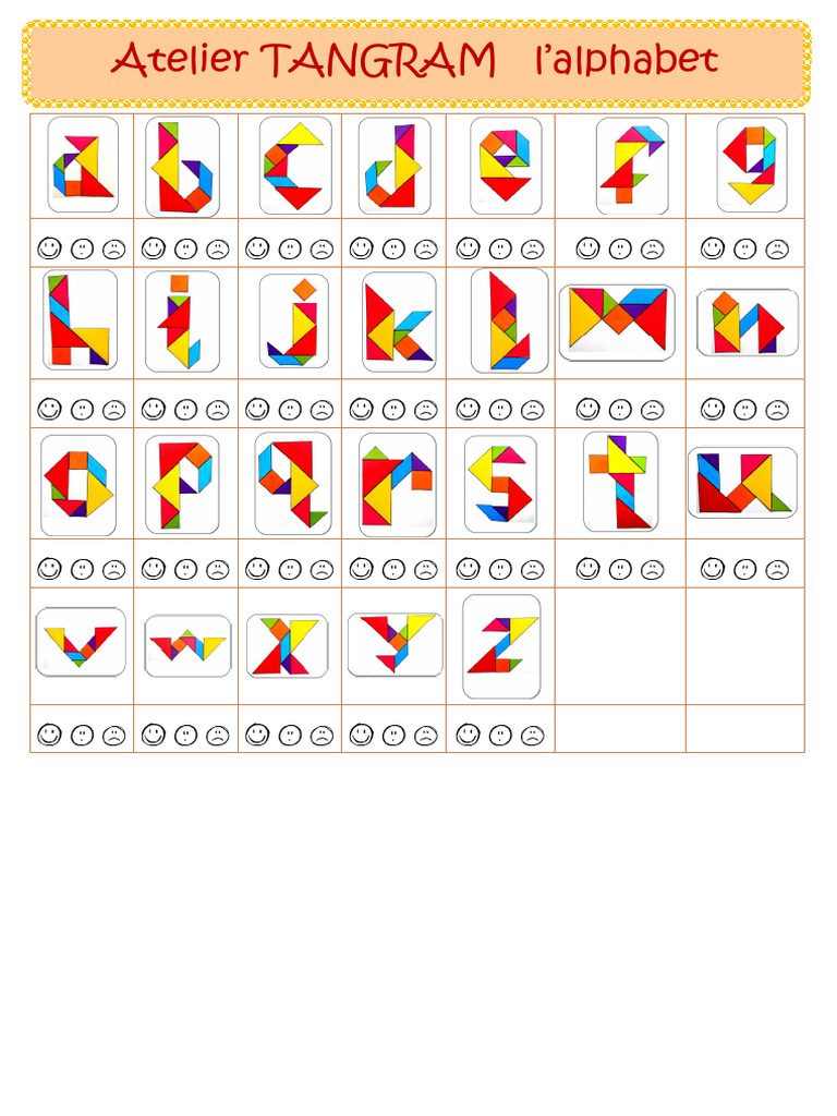 Atelier Tangram Alphabet | PDF