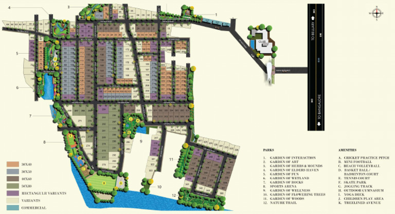 Layout Plan Hill Crest | PDF