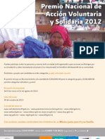 CARTEL Premio Voluntariado 2012