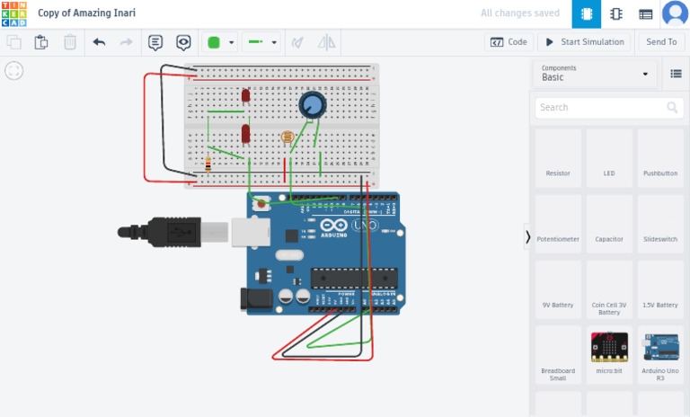 Circuit Design Copy of Amazing Inari - Tinkercad 2 | PDF