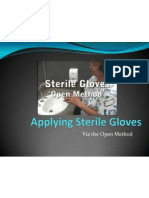 Applying Sterile Gloves