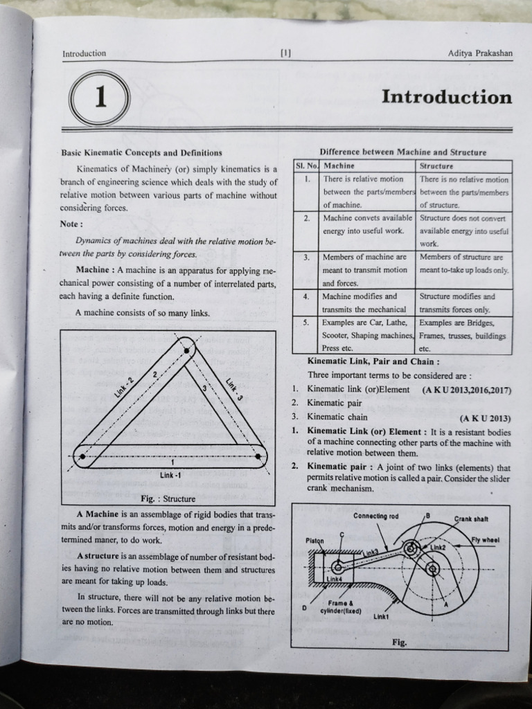 Kinematics of Machinery | PDF