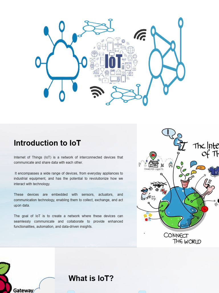 Introduction To IoT | PDF | Internet Of Things | Cloud Computing