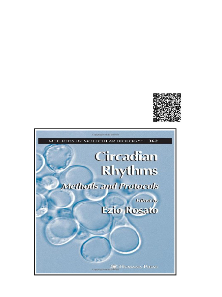 Circadian Rhythms Methods and Protocols 1st Edition Russell G. Foster ...