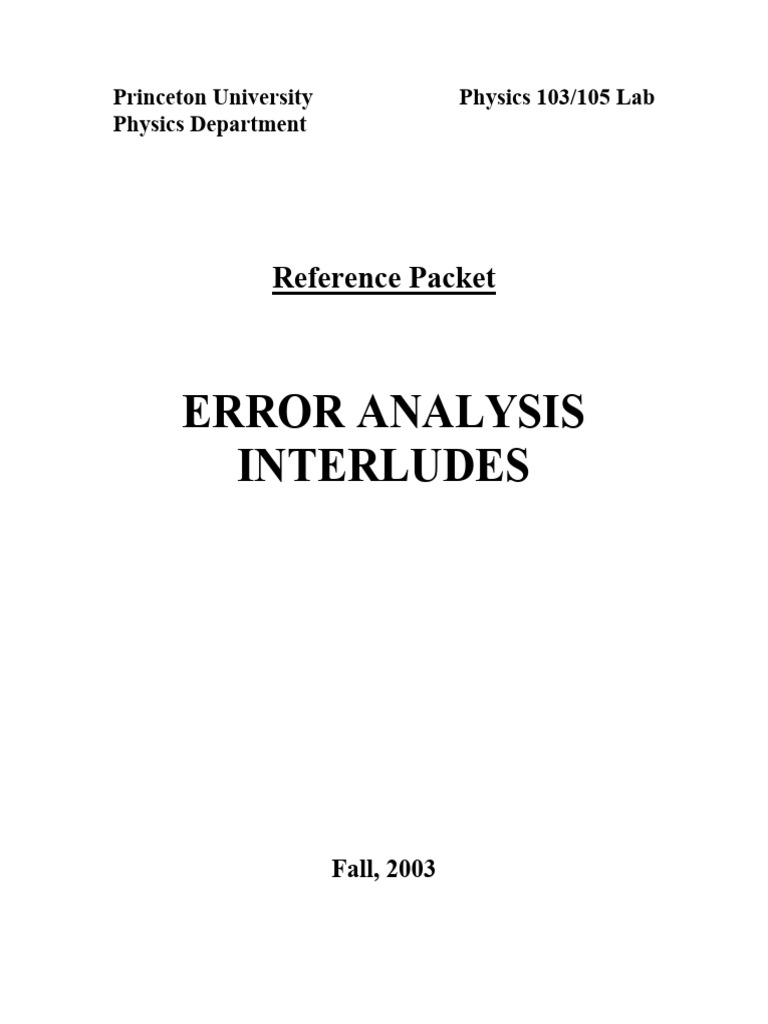 Lab Errors | PDF | Significant Figures | Accuracy And Precision