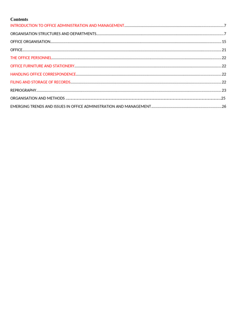 Adminstration and MGT Lecture Notes | PDF | Organizational Structure ...