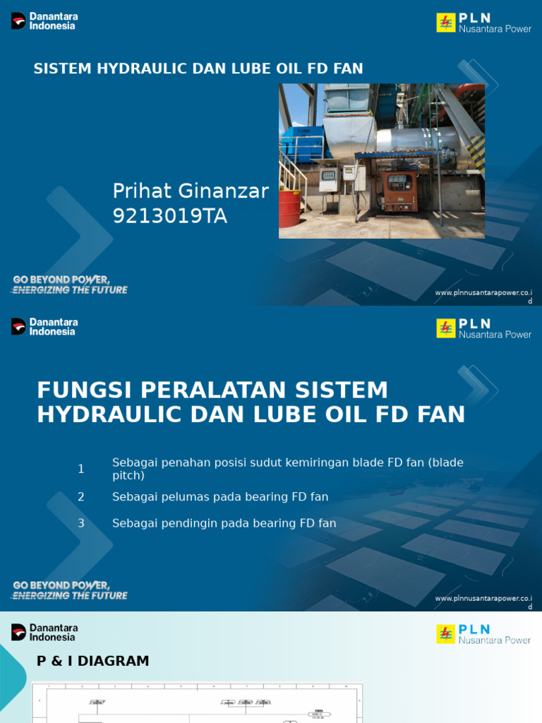 KSF Sistem Hidrolik Dan Lube Oil FD Fan | PDF