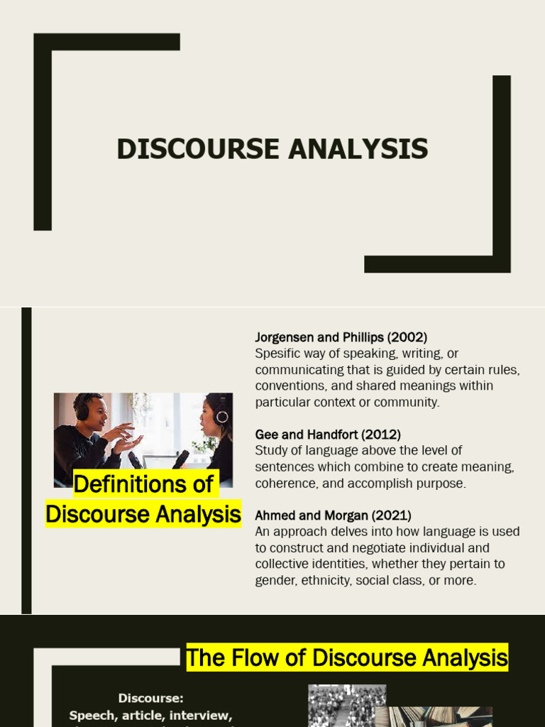 Materi Discourse Analysis | PDF | Discourse | Semiotics