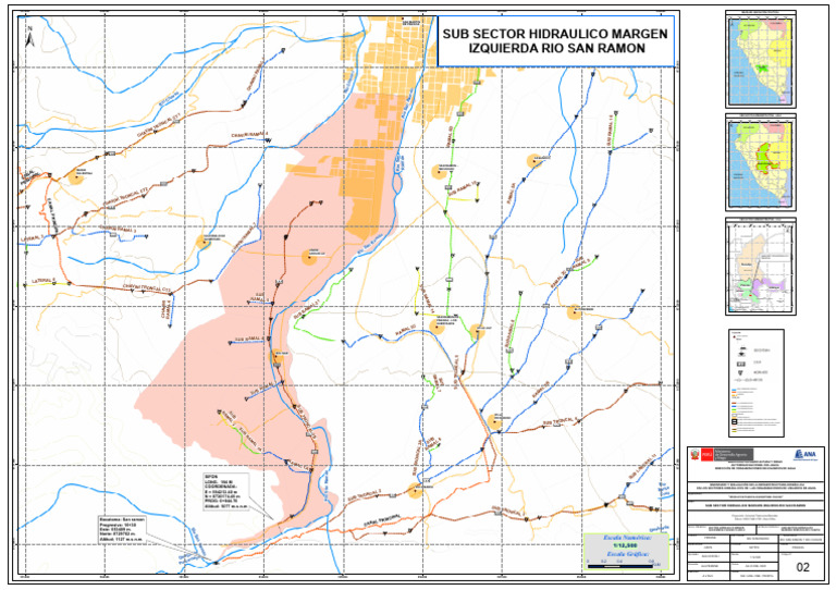 Mapa Margen I Rio San Ramon | PDF