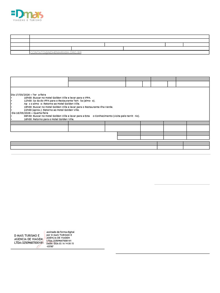 Recibo NDHE | PDF | Turismo