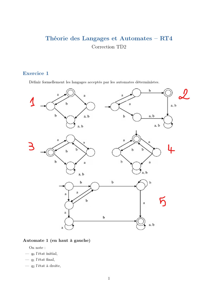 Corr TD2 Chat | PDF | Mathématiques