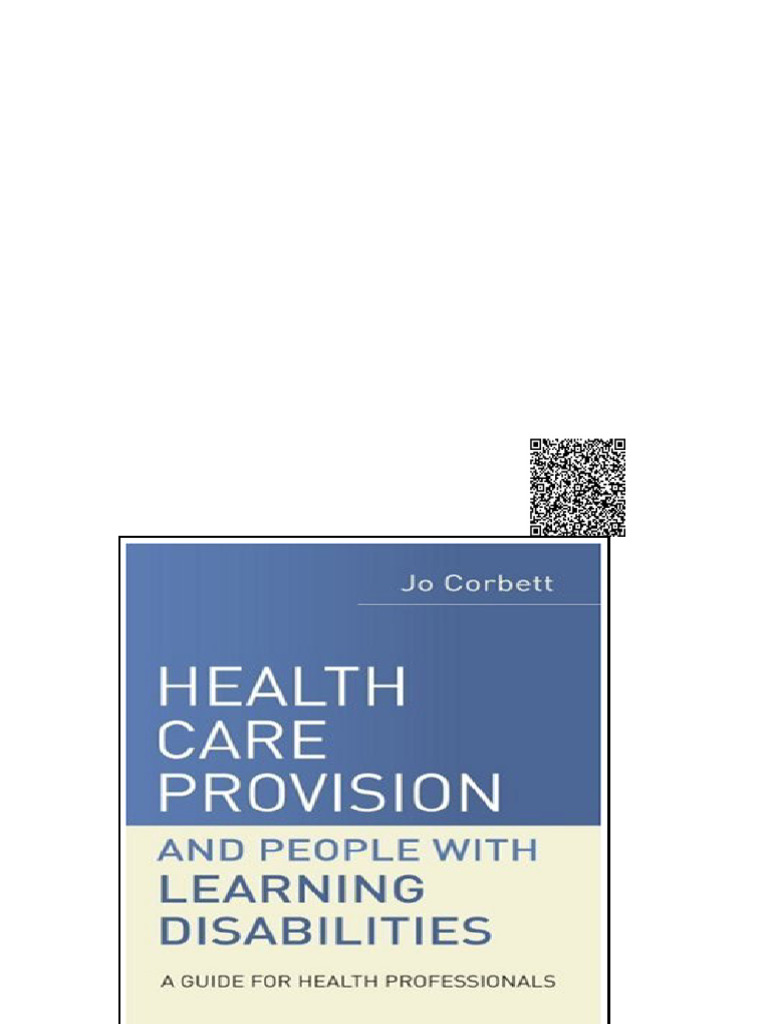 (Ebook) Health Care Provision and People With Learning Disabilities: A ...
