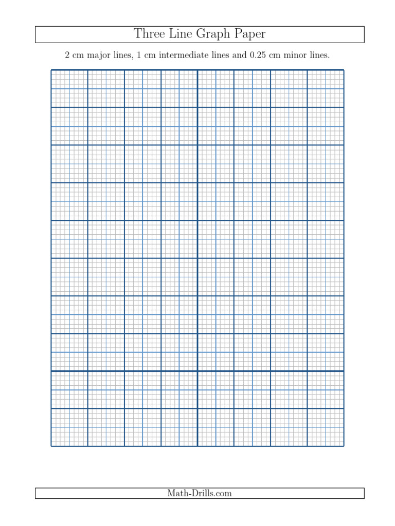 Graph Paper Threeline Metric 200 100 025 001.1442502934 | PDF