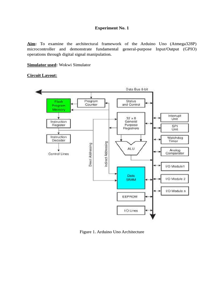 Aditya Goyal Experiment No 1 | PDF | Arduino | Microcontroller