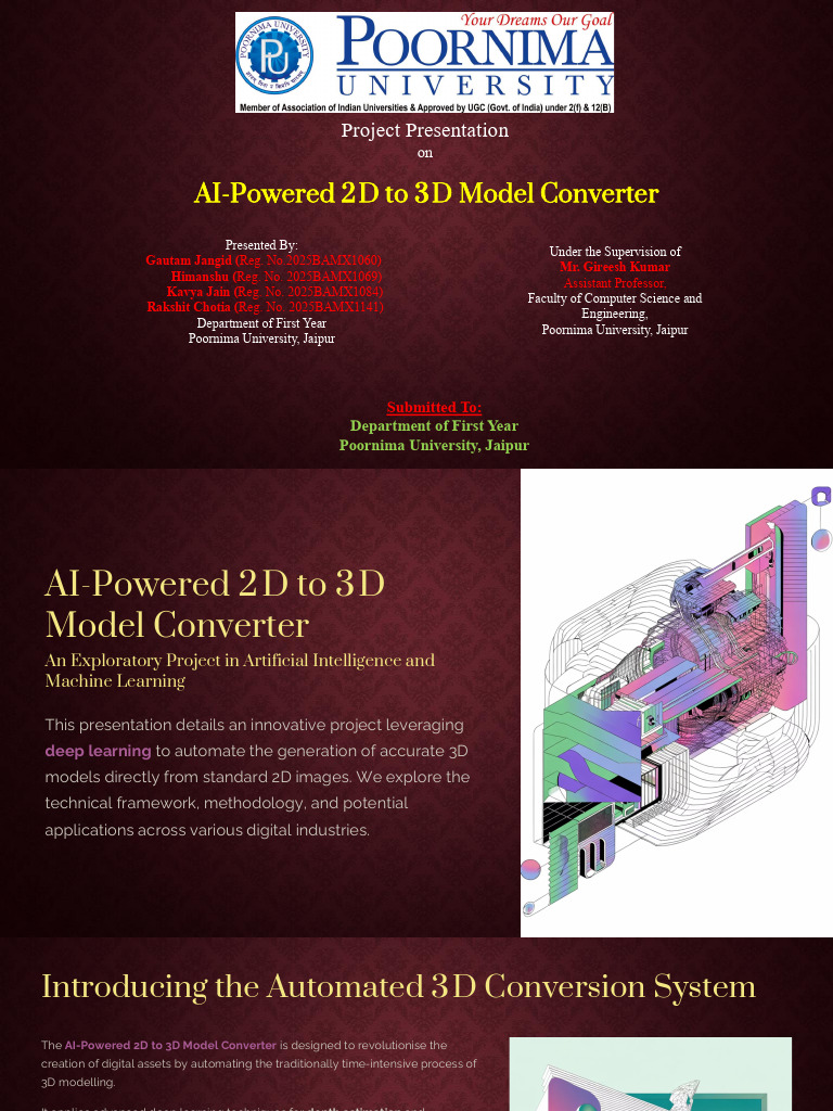 AI Powered 2D To 3D Model Converter 22 | PDF | 3 D Computer Graphics ...
