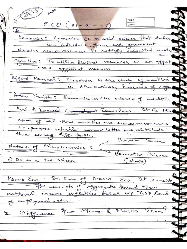 ECO Sessional 1 | PDF