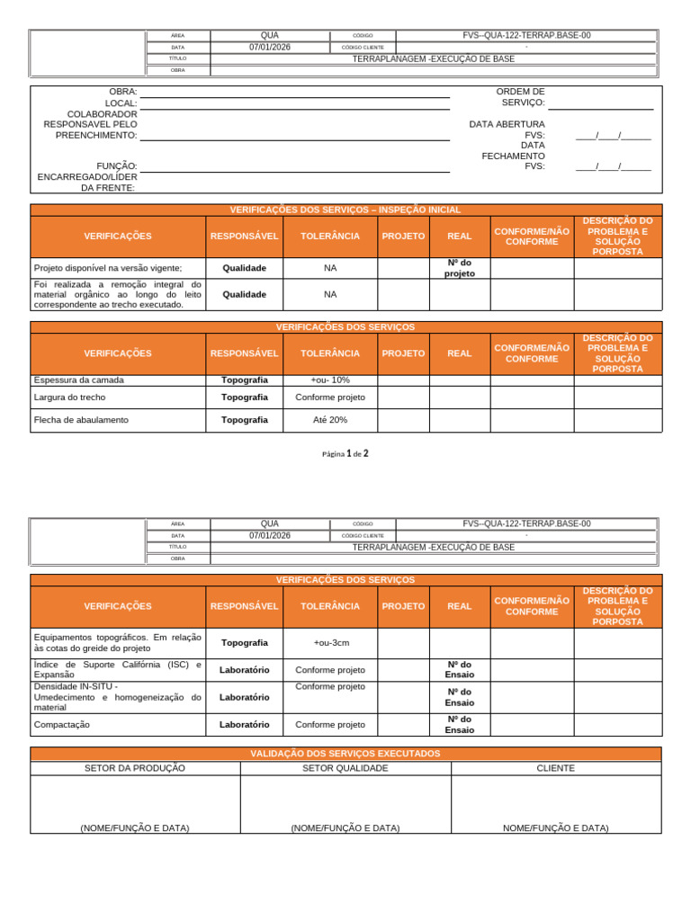 Fvs Qua 122 Terrap - Base 00 | PDF