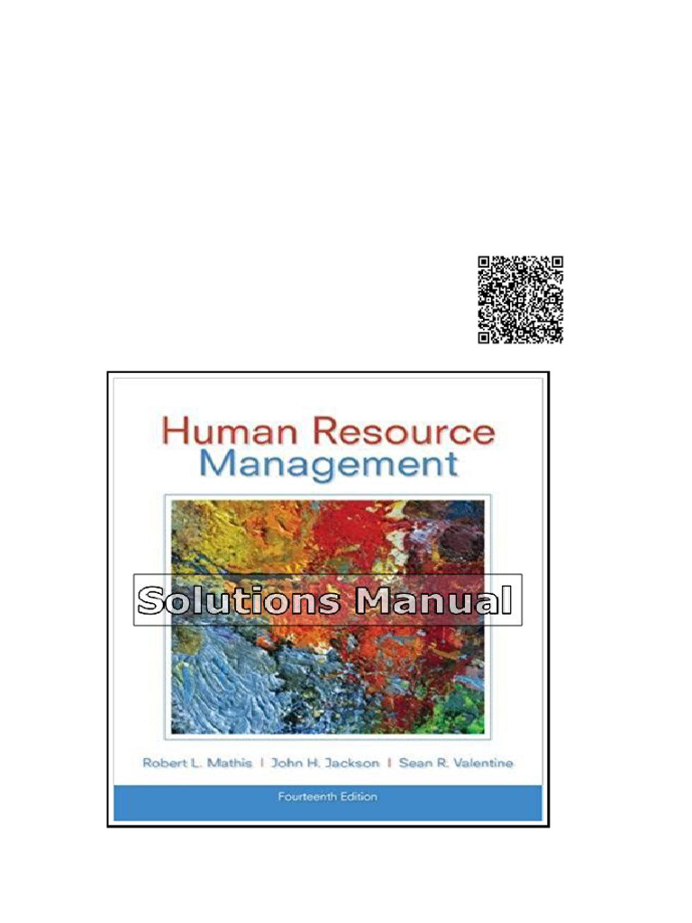 Human Resource Management 14th Edition Mathis Solutions Manual | PDF ...