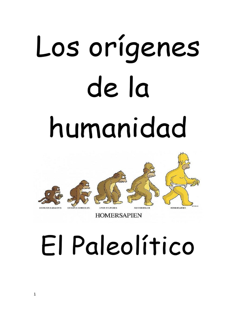 Los Orígenes de La Humanidad | PDF | Homo | Humano
