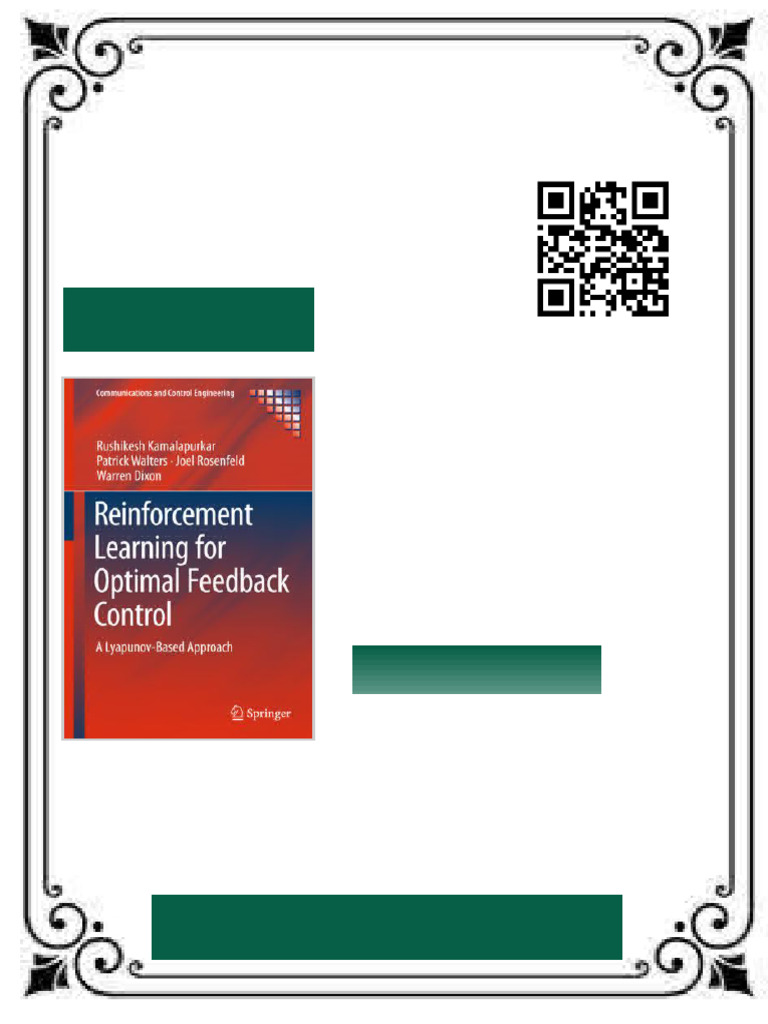 Reinforcement Learning For Optimal Feedback Control Rushikesh ...