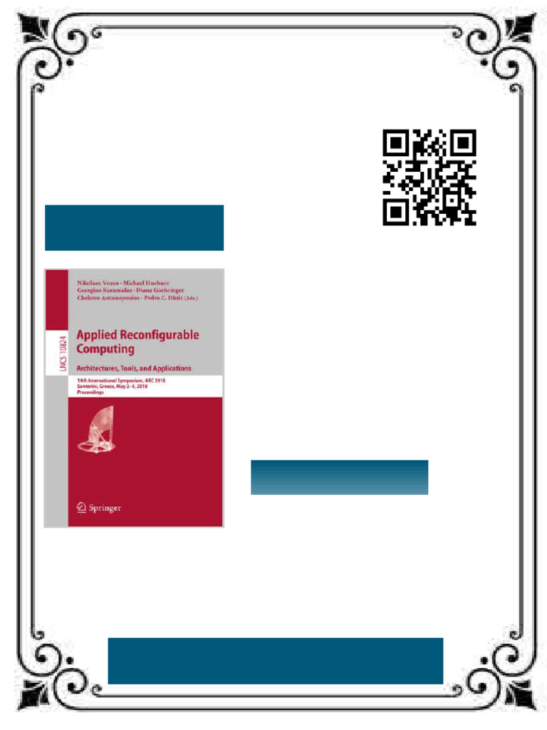 Applied Reconfigurable Computing Architectures Tools and Applications ...