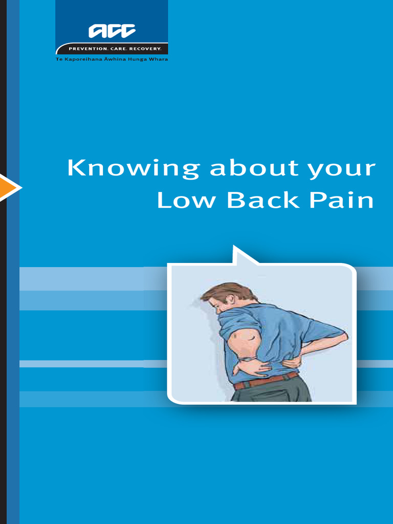 Knowing About Your Low Back Pain Acc | PDF | Back Pain | Low Back Pain