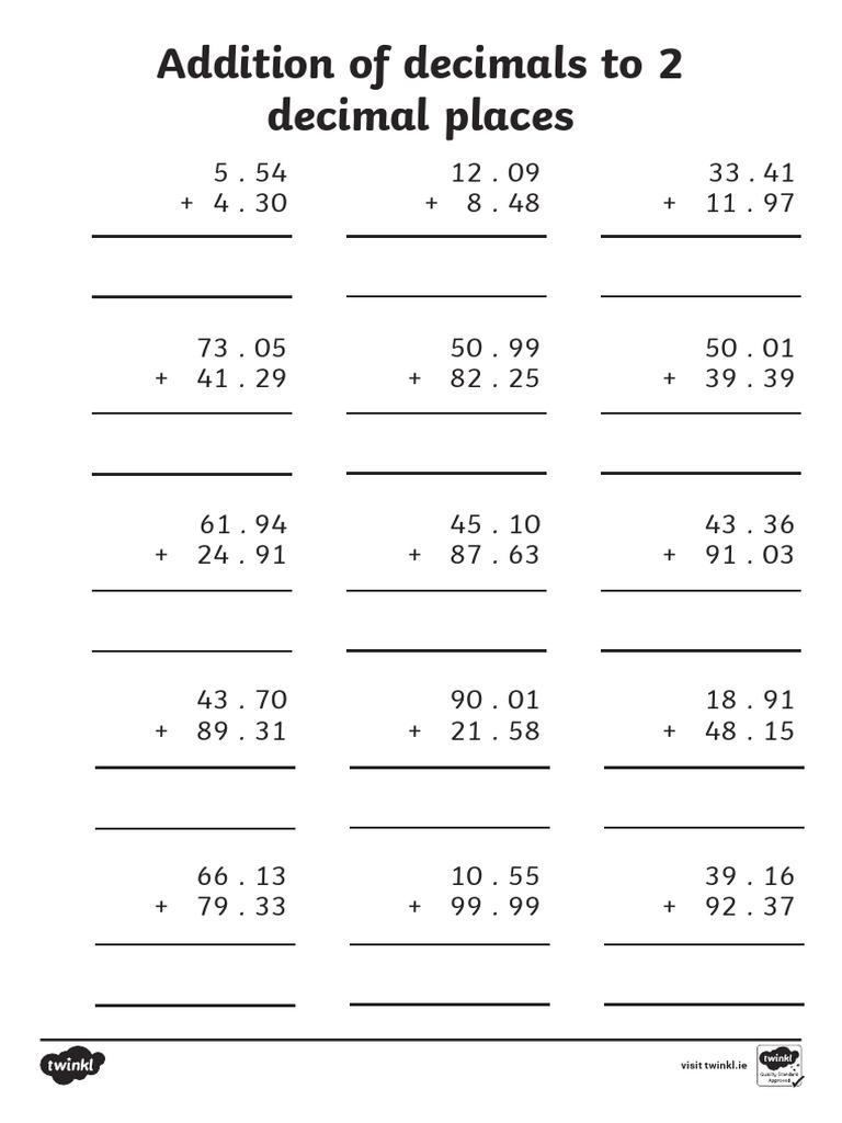 Numeracy HW | PDF