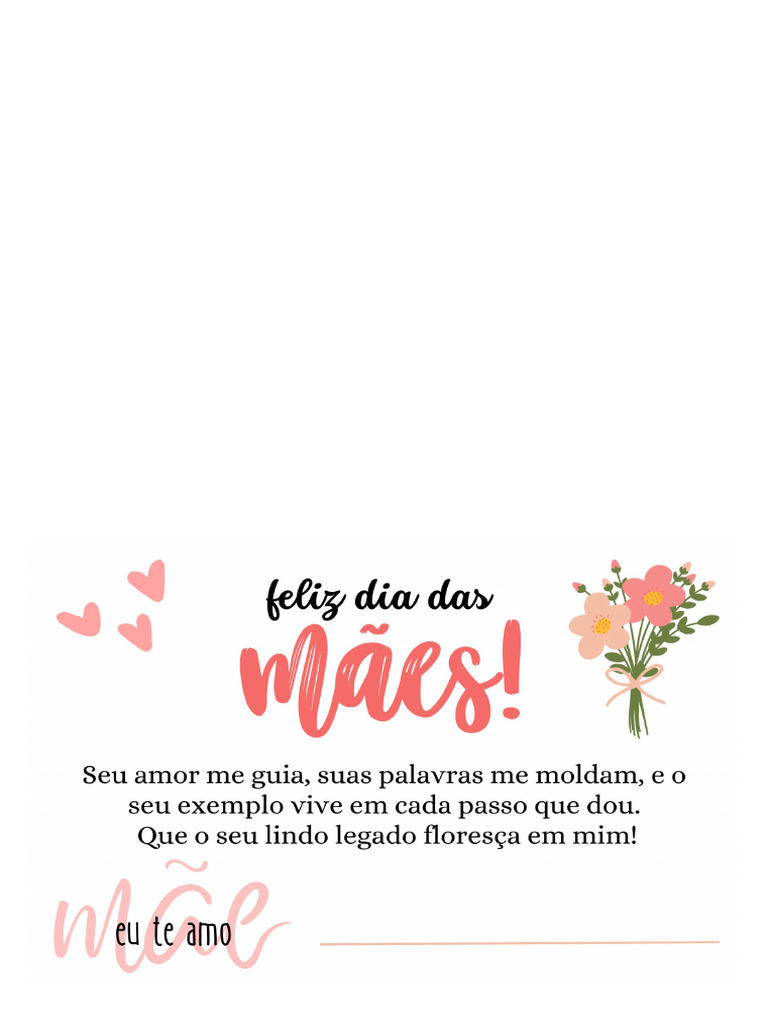 Cartão Dia Das Mães | PDF