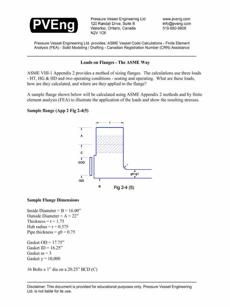 Flange Example | PDF