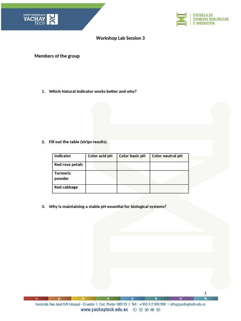 Worksheet Session 3 | PDF
