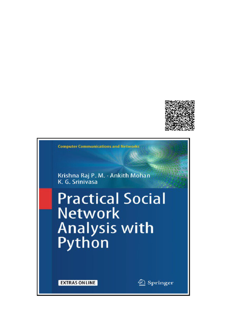 Practical Social Network Analysis With Python Krishna Raj PM | PDF ...