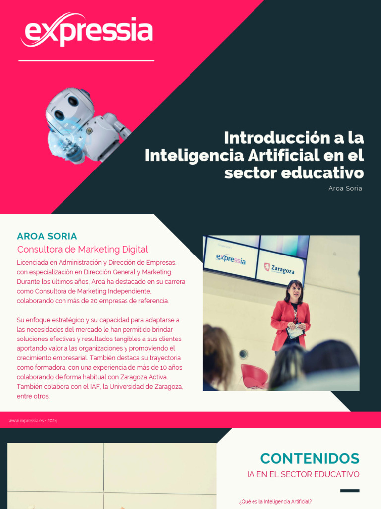 Curos IA para Educadores - 1º SESION | PDF | Inteligencia artificial ...