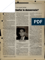 03-10-1999 ¿Podrá triunfar la democracia?