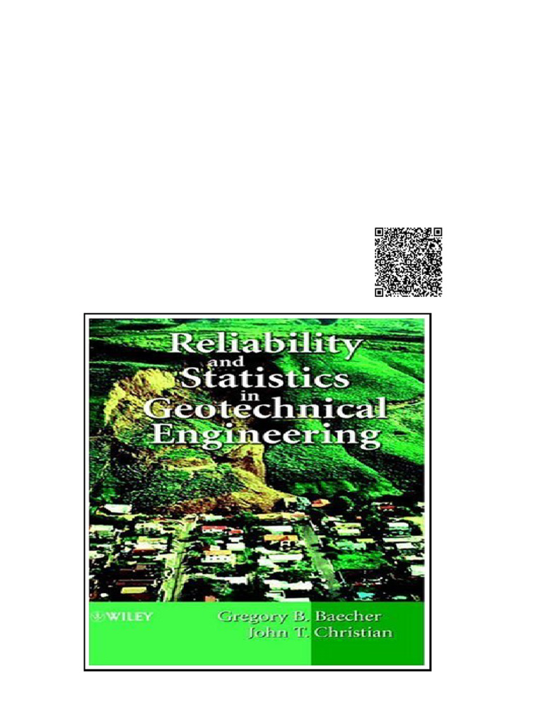Reliability and Statistics in Geotechnical Engineering 1st Edition ...