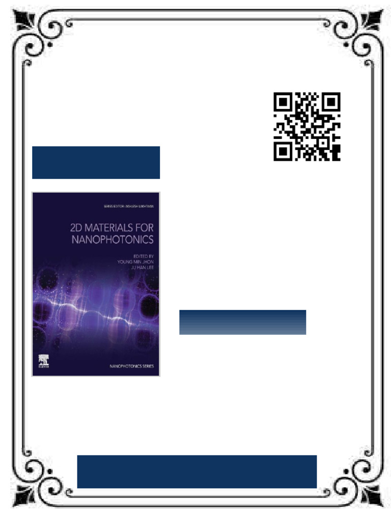 2D Materials For Nanophotonics Young Min Jhon Ebook Immediate Reading ...