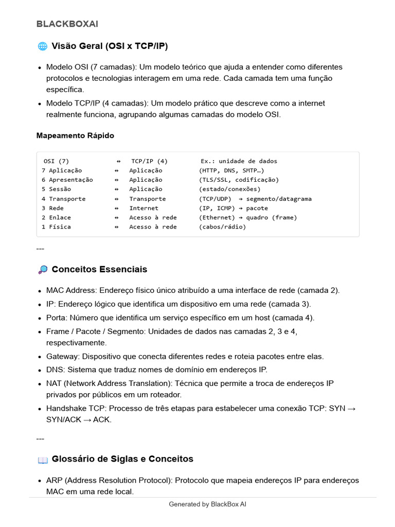Redes Cyber | PDF | Rede de computadores | Modelo OSI