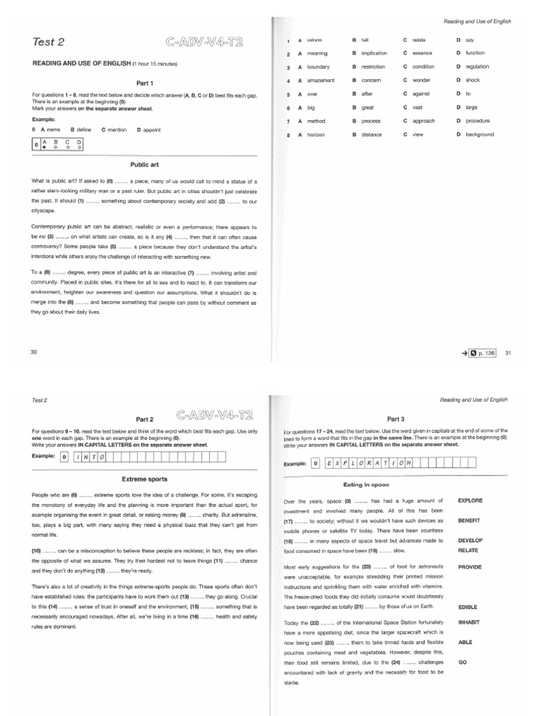 C Adv V4 T2 | PDF