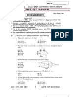 (WWW - Entrance-Exam - Net) - IETE AMIETE - CSIT (Old Scheme) Basic Electronics and Digital Circuits sAMPLE Paper 1