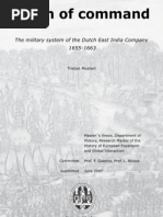 The Military System of The Dutch East India Company 1655-1663